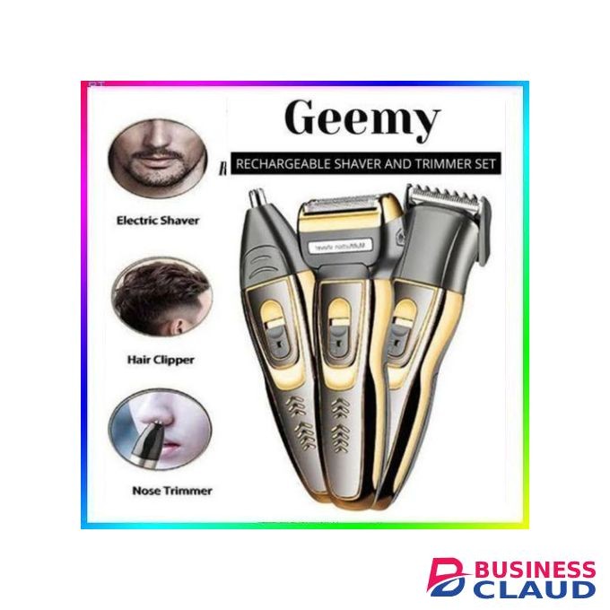 Geemy Hair Shaving Machine & Beard Trimmer Set Rechargeable