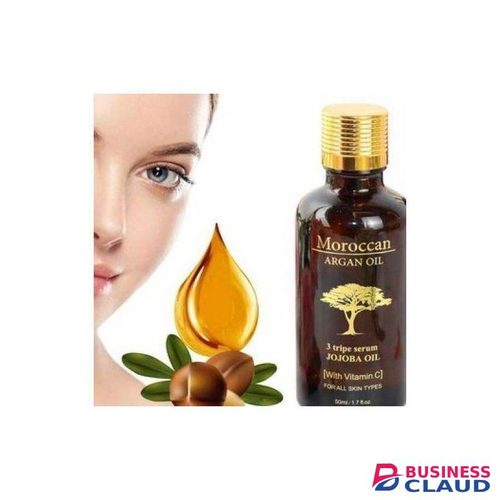 Moroccan Argan Oil Triple Serum Jojoba Oil With Vitamin C For Anti-aging Give Skin A Soft Radiant Glow