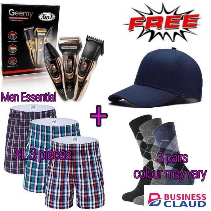 Geemy Shaving Machine 3 In 1 Smoother,Nose + Free Gifts