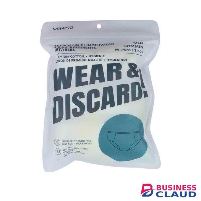 Miniso Women's Disposable Underwear (5 pcs) - M