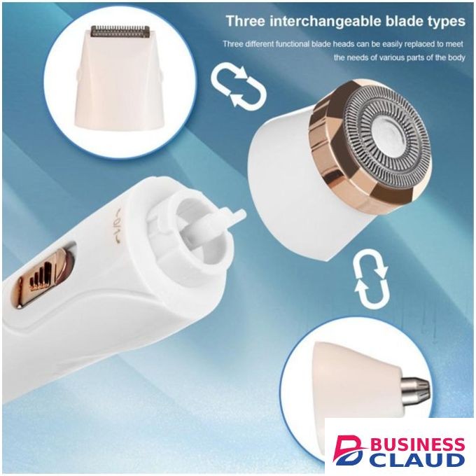 3 in1 Blawless multifunction rechargeable shaver with 3 shaver heads now available in 3 colours