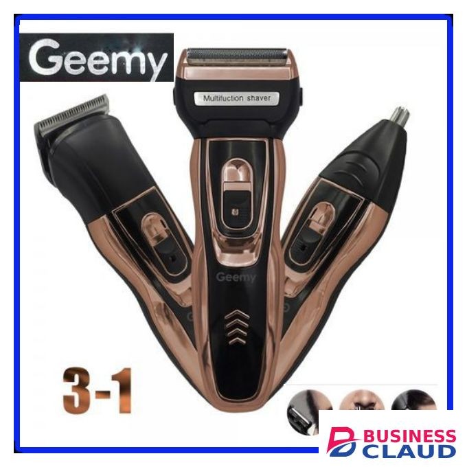 Geemy New Pro Rechargeable Shaving Machine,Shaver,3in1