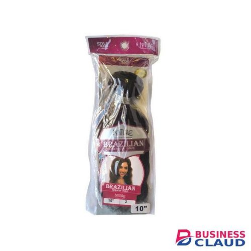 Fashion Idol Human STYLE ICON BRAZILIAN KERATIN WAVE 10 Inch color 2 Body Wave Hair Bundle Nature Hair A Pack Hair Extension For Women