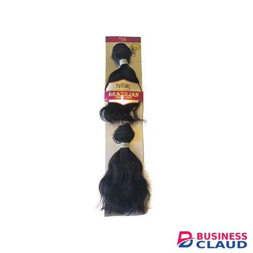 Fashion Idol For Women STYLE ICON Human BRAZILIAN KERATIN WAVE 8 Inch Body Wave Hair Bundle Nature Hair 2 PCS A Pack Black color Hair Extension