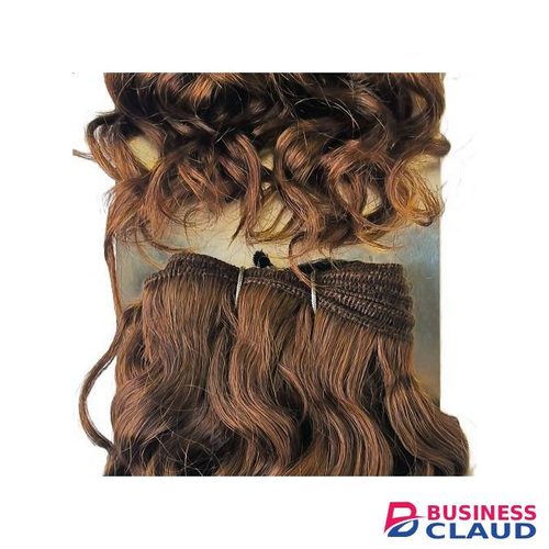 Fashion Idol Human STYLE ICON Nature Curly Hair Bundle HH NATURE CUTEST CURL 8" Brown color 30 Human Nature Hair Extension 2 PCS In A Pack Hair Extension For Women