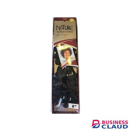Fashion Idol Human STYLE ICON For Women Nature Curly Hair Bundle HH NATURE CUTEST CURL 8" color Black Human Nature Hair Extension 2 PCS In A Pack Hair Extension