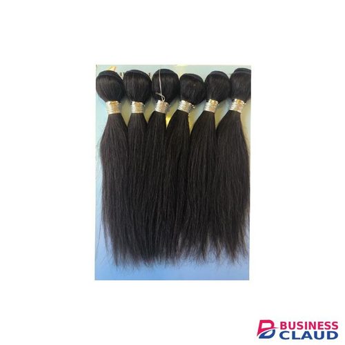 Fashion Idol Human STYLE ICON Straight Hair Bundle HH CC. STW 10" 1PACK color Y1B Nature Hair 6 PCS In A Pack Hair Extension For Women