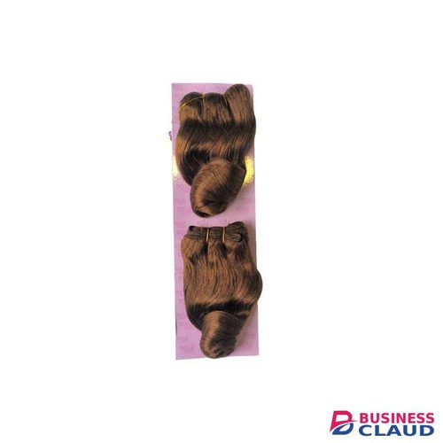 Fashion Idol Human STYLE ICON Nature Hair Bundle NICO 8" Brown color 30 Human Extension 2PCS In A Pack Hair Extension For Women