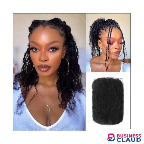 Fashion Idol Human STYLE ICON M AFRO KINKY 18" color M2 Nature Afro Kinky Hair Bundle Human Extension 65 G In A Pack Hair Extension For Women