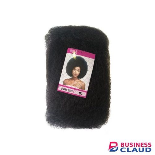 Fashion Idol Afro Kinky Hair Bundle STYLE ICON Human Nature M AFRO KINKY 18" color M2 Human Extension 65 G In A Pack Hair Extension For Women