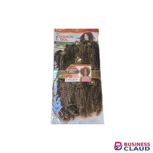 Fashion Idol NATURE FLOWER A Pack Full Hair Bundles Synthetic Hair Extension Color PT-BROWN(7) Heat Resistant Fiber For Women