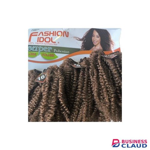 Fashion Idol For Women Synthetic Hair Extension Color 27 NATURE FLOWER 1 PACK Heat Resistant Fiber 6 PCS In A Pack Full Hair Bundles