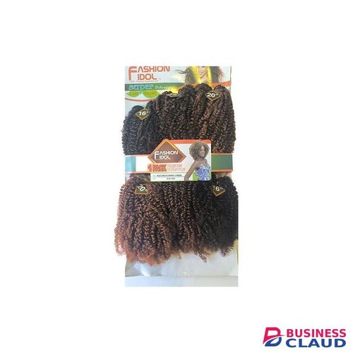 Fashion Idol Synthetic Hair Extension Brown Color NATURE FLOWER 1 PACK Heat Resistant Fiber 6 PCS In A Pack Full Hair Bundles For Women