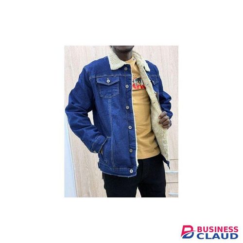Company Men Non-fade Blue Denim Jackets