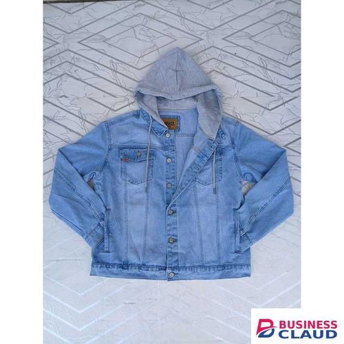 Heavy Men Hooded Denim Jeans