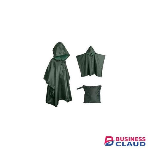 Heavy duty outdoor hoded rain coat hiking poncho