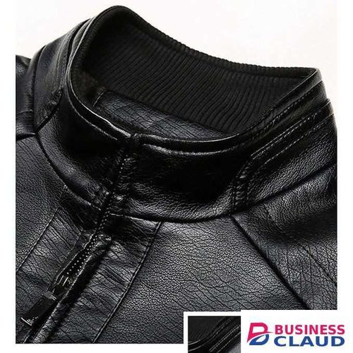 Vestes pour hommes printemps et automne vestes en cuir souple pour hommes manteau à manches longues