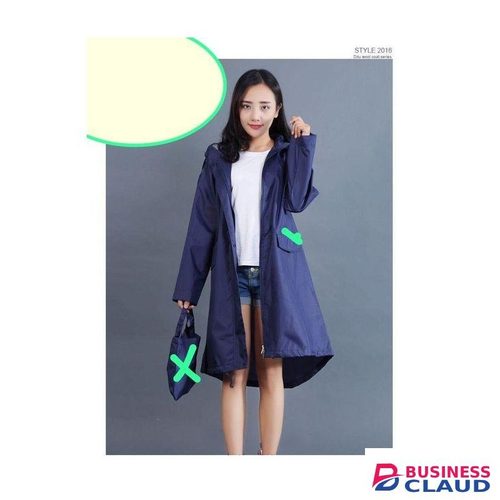 Kids Water Resistant RainCoat With Attached Hood