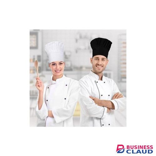 Chef Hat,Adult Adjustable Hook And Loop Tape Baker Hat Kitchen Cooking Chef Cap For Men Women Kids