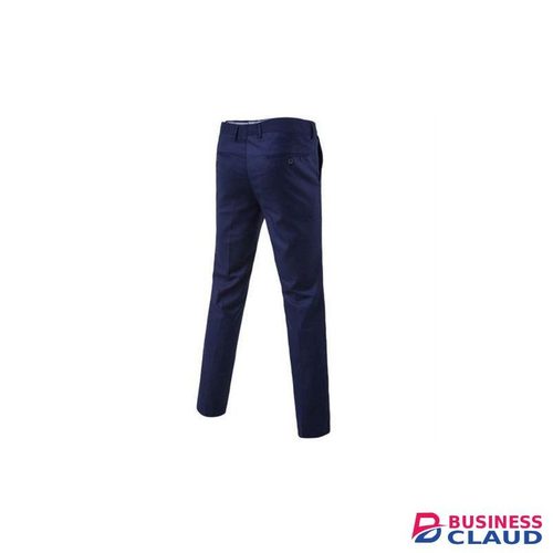 Men's Slim Fit Three Piece Set, Vest, Jacket and Trousers - Blue