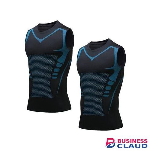 2-Piece Fitness Vest, Body-Shaping Sports Vest, Ice Silk Quick-Drying Vest