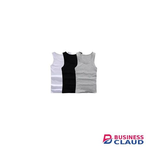 Vest Shirt 3 Piece White Comfortable Vests + Pen