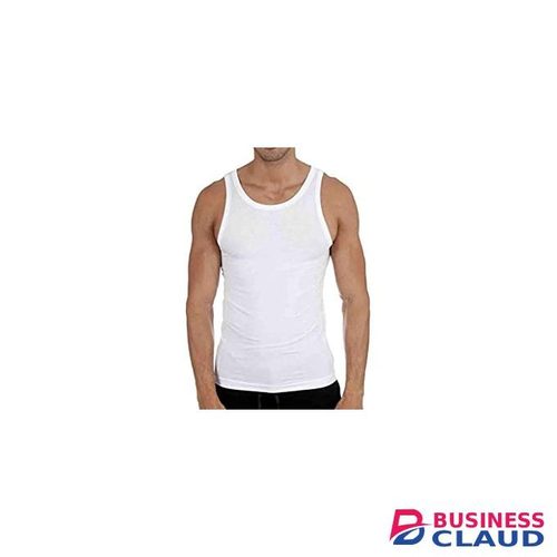 Cotton Set Of 3 Vests-whie In One Pack