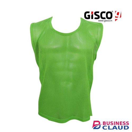 Gisco Vest Training Self Trim Perforated Green
