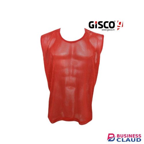 Gisco Vest Training Self Trim Perforated Red