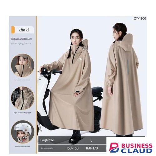 BIEGE FULL Premium RAINCOAT 2XL