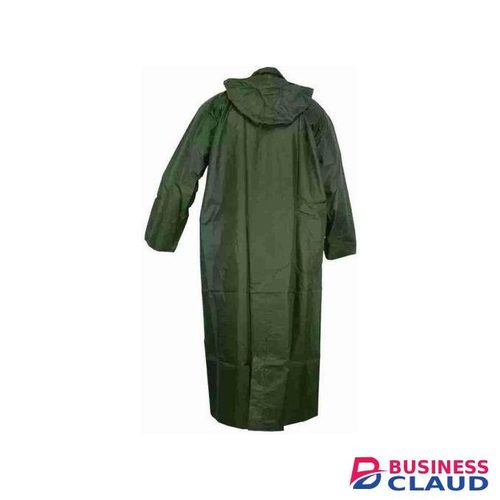 Heavy-Duty Waterproof Raincoat With Hood – Unisex, Reusable & Eco-Friendly Black