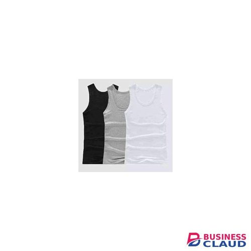 A Pack Of 3 Cotton Vest With A Free Pen-3 Colours