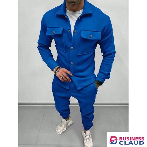 Casual Jacket And Pants Tracksuit Set