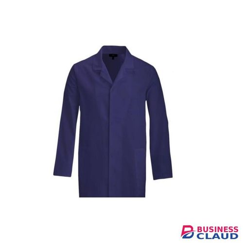 Quality Navy Blue Cotton Dust-coat