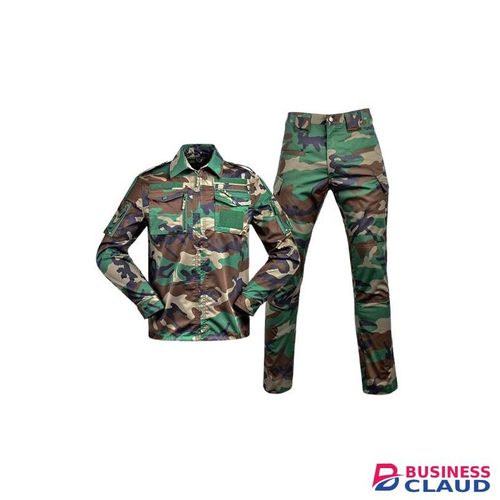 Outdoor Tactical Military Uniform, Army Forces Airsoft Soldier Training Combat Jacket Pant Suit- Tricolor Green