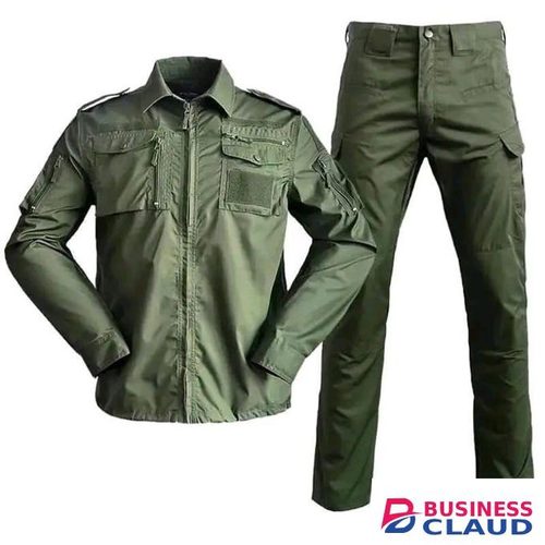 Tactical Military Uniform, Army Forces Airsoft Soldier Training Combat Jacket Pant Suit. green
