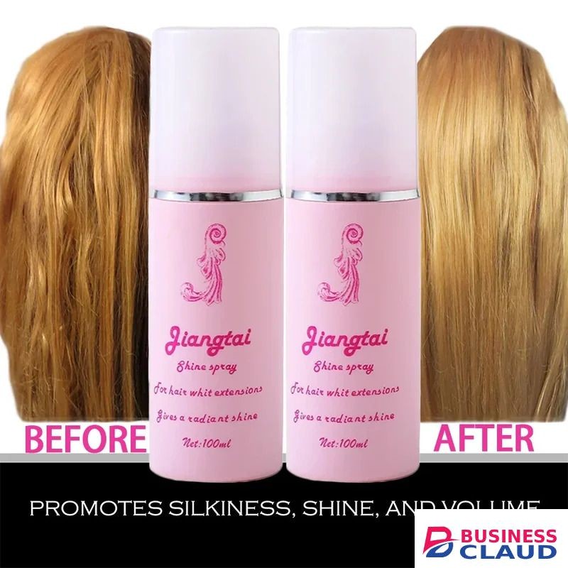 Juyouya 100ml Shine Spray For Hair Extensions - Anti - Static & Anti - Knotting Wig Care Liquid