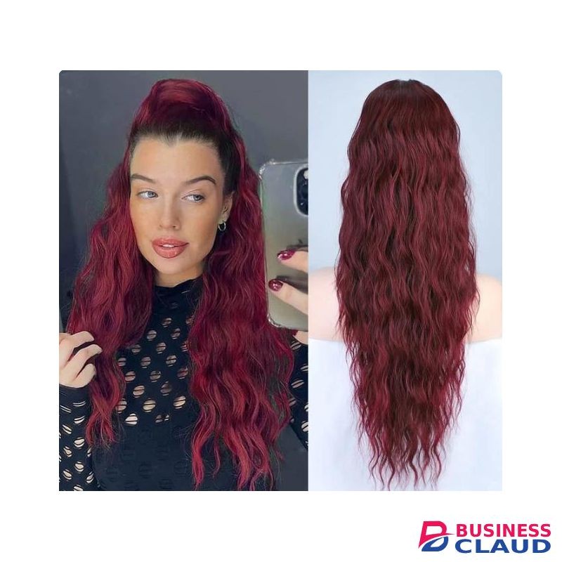 Ponytail Hair Extensions-Red