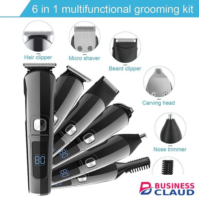 Men Waterproof Electric Hair Trimmer Kit