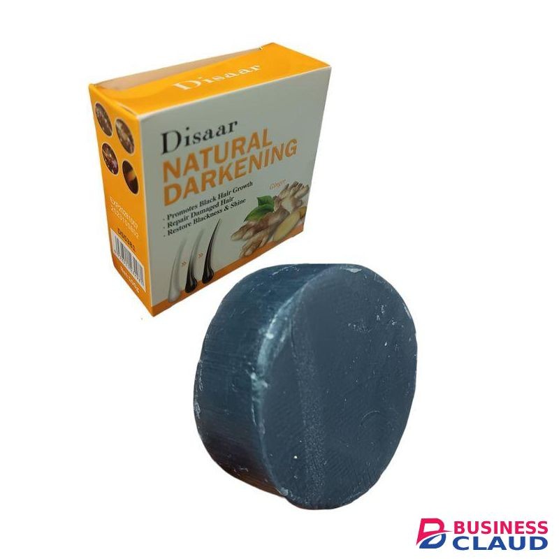 Disaar Ginger NATURAL DARKENING Soap Gray To Black Hair.