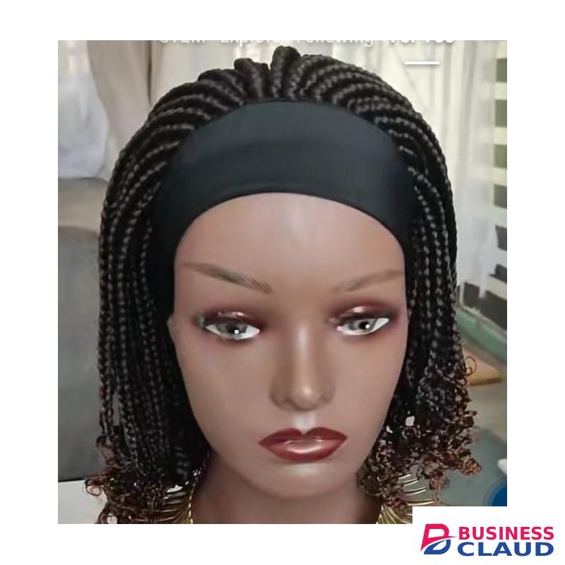Head band short braided