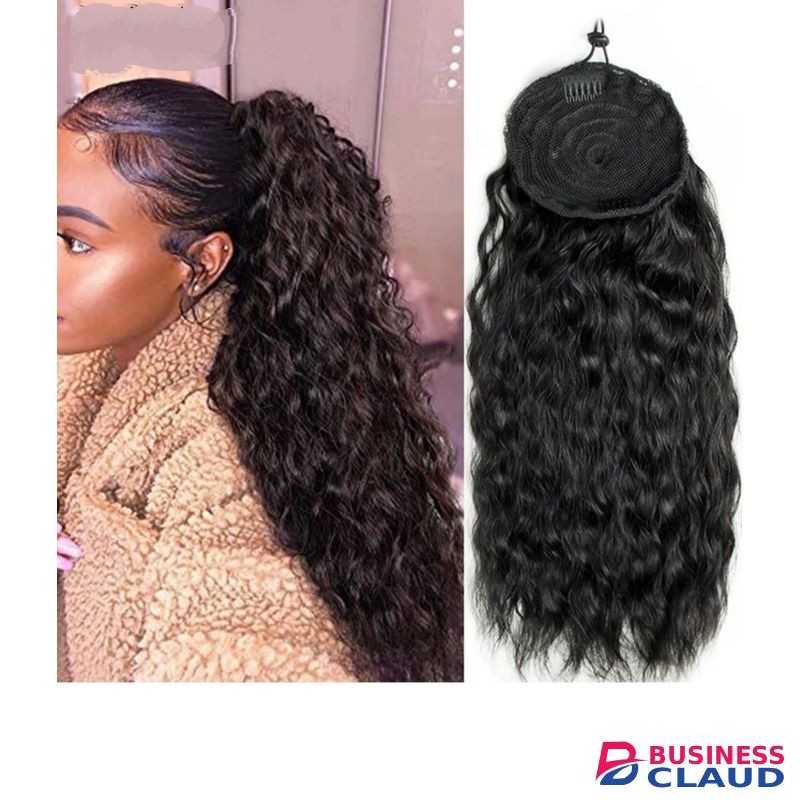 18' Curly Ponytail Hair Extension + Free Gift