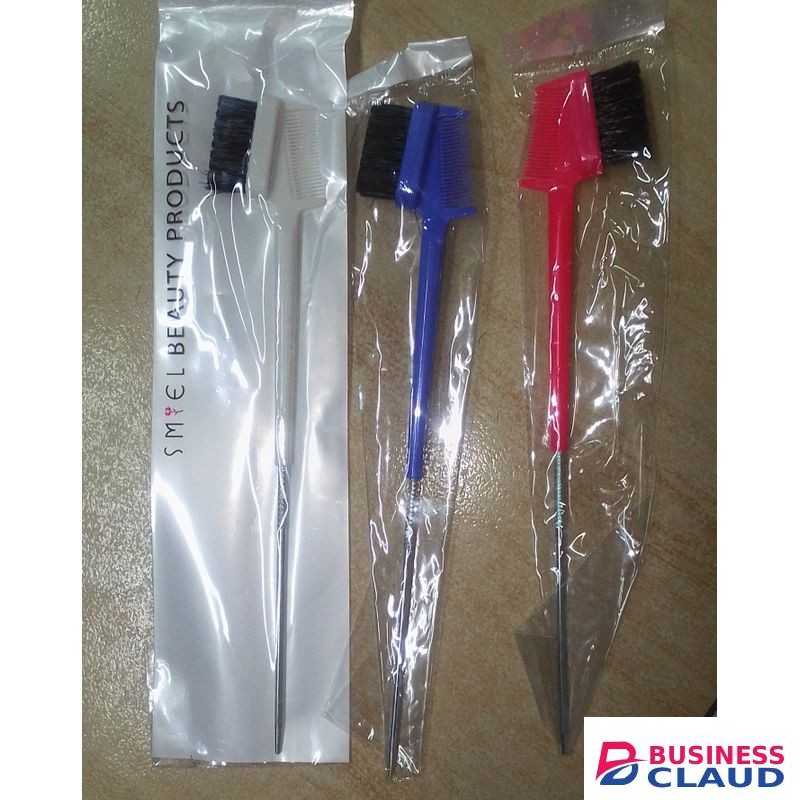 3 In 1 Edge Brush With Rat Tail - Double Sided Control Hair Comb