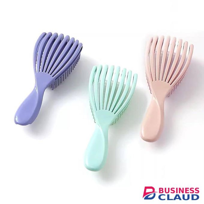 Massage Comb Hollow Out Hairbrush Curly Hair Brush Dry and Wet Hair Comb Combo Detangle Hairbrush for All Hair Types