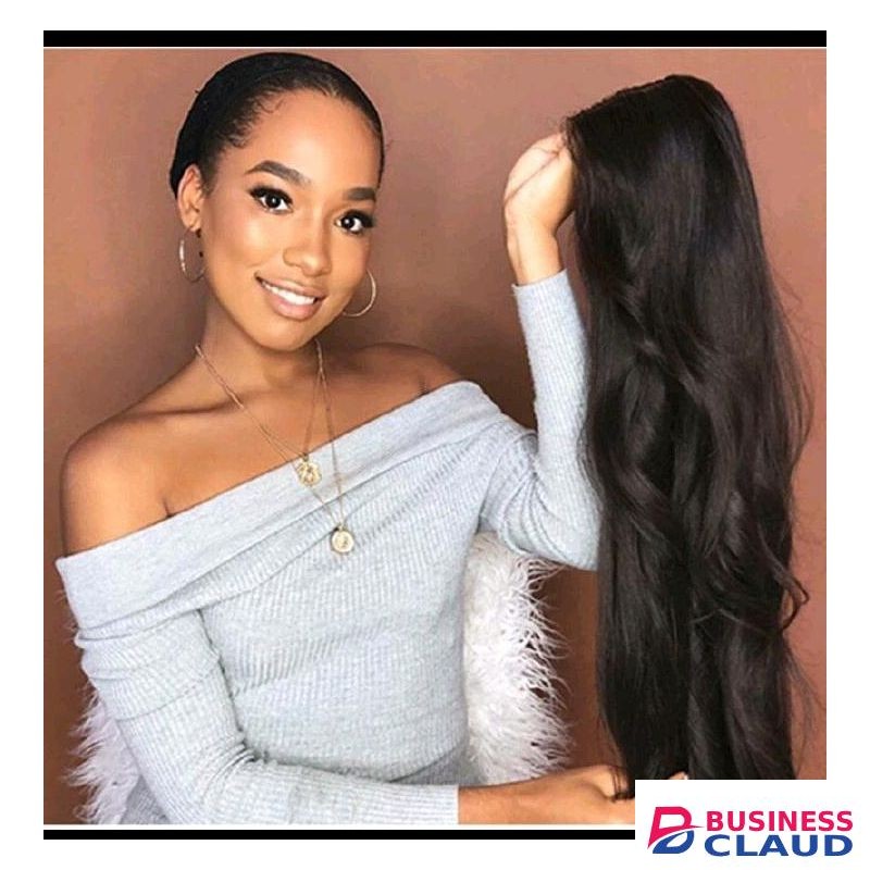 Premium 26 Inch Body Wave Black Long Curly Synthetic Wigs For Ladies