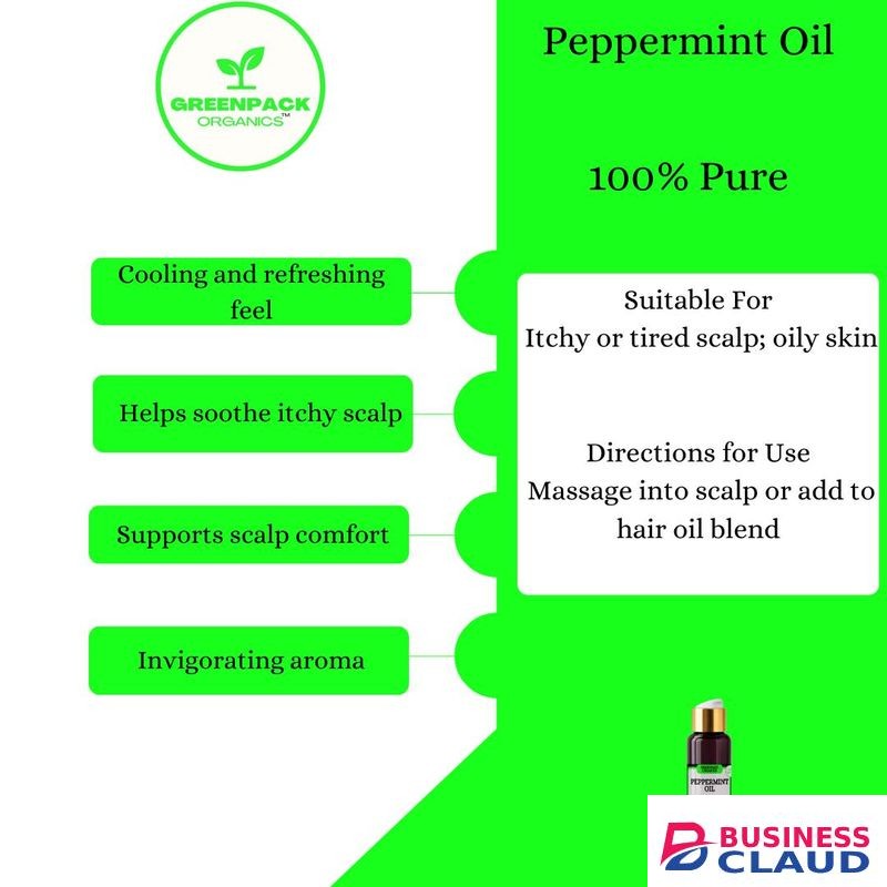 Peppermint Oil - Helps soothe itchy scalp