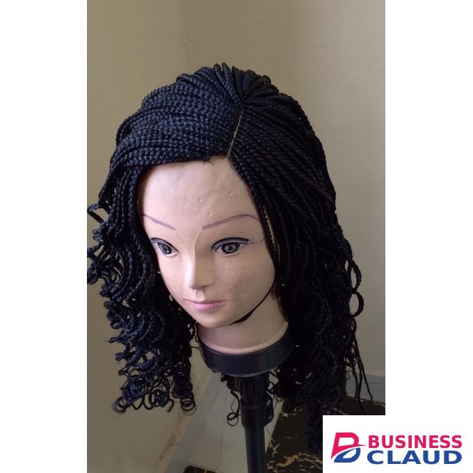 Long braided wig