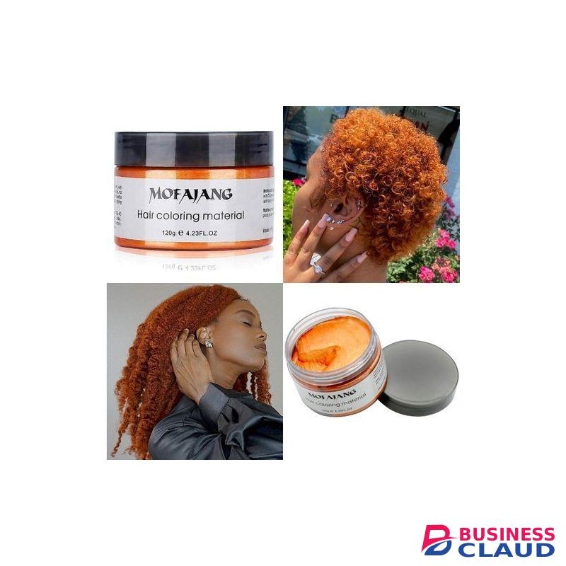 Mofajang Ginger Hair Dye- No Hair Damage- Direct Application, No Bleaching effect