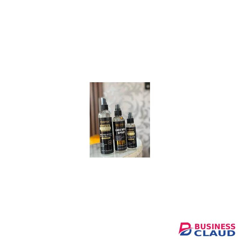 Foisten Super Lace Bond Melting Spray Vitamin-E, Silk Protein Supreme Secure Hold, No Residue Or Build-Up Protect Edges, Sweat-Proof