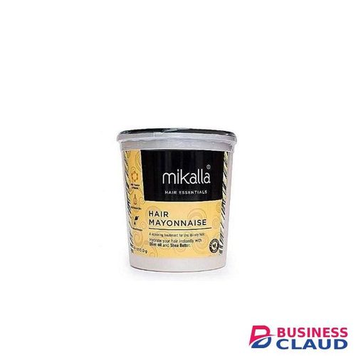 Mikalla Hair Mayonnaise, a repairing treatment for dry, thirsty hair with olive oil and shea butter